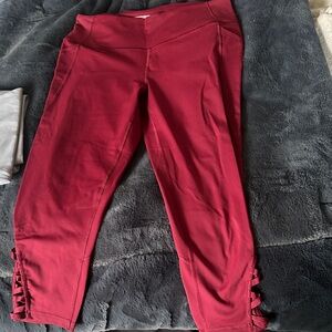 Victoria's Secret Red Leggings